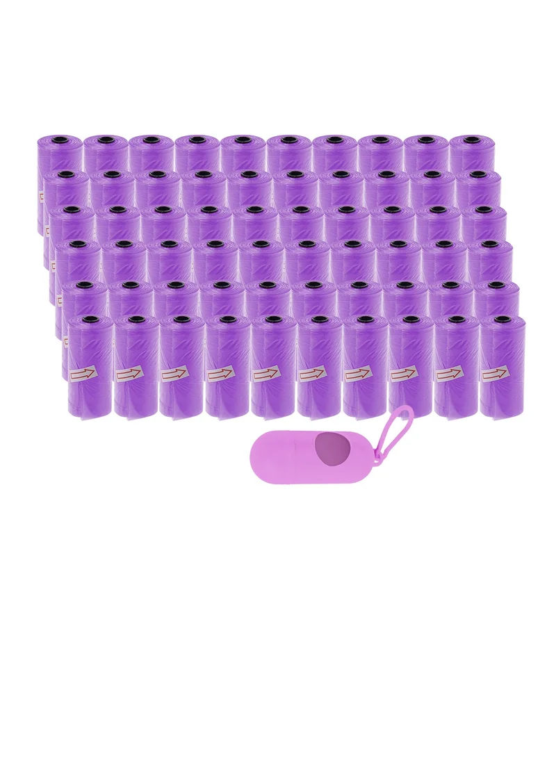STAR BABiES Star Babies Disposable Scented BAG Pack of 60 (900bags) & Dispenser - Lavender